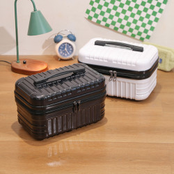 16寸手提行李箱化妝包女大容量密碼箱防水洗漱包化妝跟妝收納箱