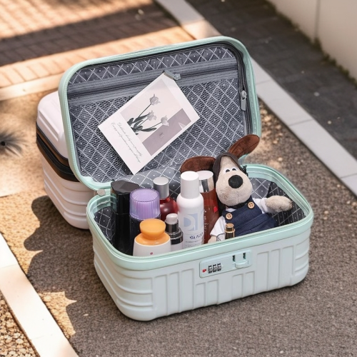 16寸手提行李箱化妝包女大容量密碼箱防水洗漱包化妝跟妝收納箱