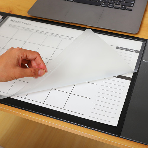 創意簡約備忘寫字墊多功能學習寫字桌墊大號帶日歷辦公室書桌墊