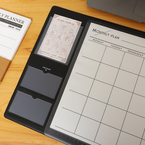 創意簡約備忘寫字墊多功能學習寫字桌墊大號帶日歷辦公室書桌墊