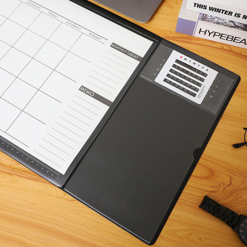 創意簡約備忘寫字墊多功能學習寫字桌墊大號帶日歷辦公室書桌墊