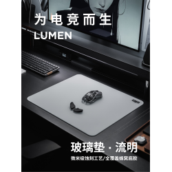 GWANG流明全鋼化微蝕刻全底膠電競FPS專用高速玻璃滑鼠墊APEXCSGO