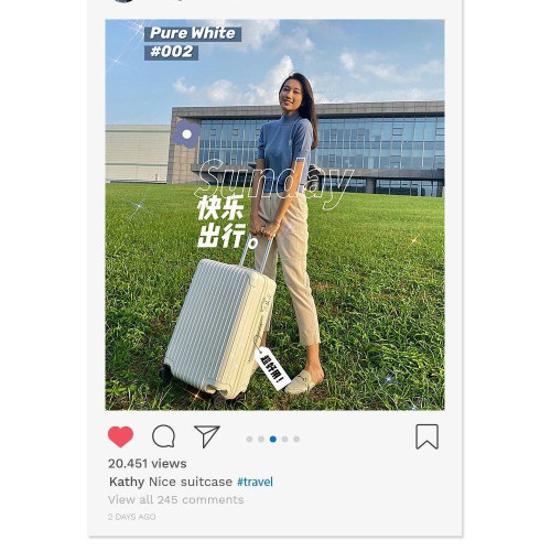 ins行李箱女2025新款20寸靜音拉桿箱男24旅行密碼箱子防爆萬向輪