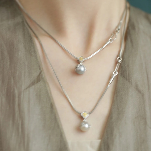 925銀螺旋口50cm鎖骨毛衣鏈四方龍骨旋轉鉤子項鍊設計高級感簡約 925銀螺旋口50cm鎖骨毛衣鏈四方龍骨旋轉鉤子項鍊設計高級感簡約