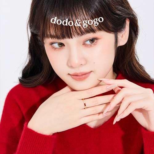 DODOGOGO竹節戒指小衆設計高級感2026新年紅色氣質開口戒輕奢指環