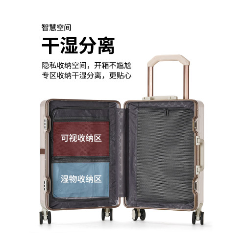 行李箱拉桿箱女2025新款男學生鋁框旅行箱萬向輪20登機密碼皮箱子 行李箱拉桿箱女2025新款男學生鋁框旅行箱萬向輪20登機密碼皮箱子