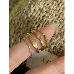 鈦鋼不掉色蛇年戒指組合復古百搭簡約時尚博主同款食指戒2025新款