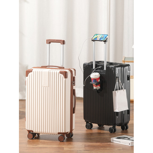 新款多功能萬向輪子母箱大容量拉桿箱男女旅行箱結實耐用密碼箱子