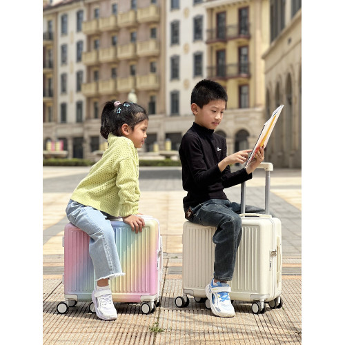 兒童可坐騎行李箱女孩小型輕便20寸登機小學生拉桿箱旅行密碼皮箱 兒童可坐騎行李箱女孩小型輕便20寸登機小學生拉桿箱旅行密碼皮箱