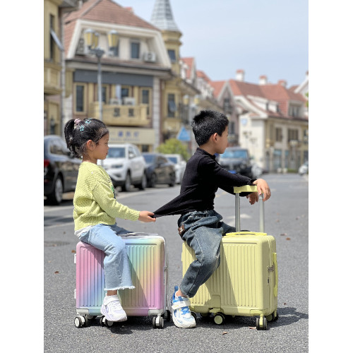 兒童可坐騎行李箱女孩小型輕便20寸登機小學生拉桿箱旅行密碼皮箱 兒童可坐騎行李箱女孩小型輕便20寸登機小學生拉桿箱旅行密碼皮箱