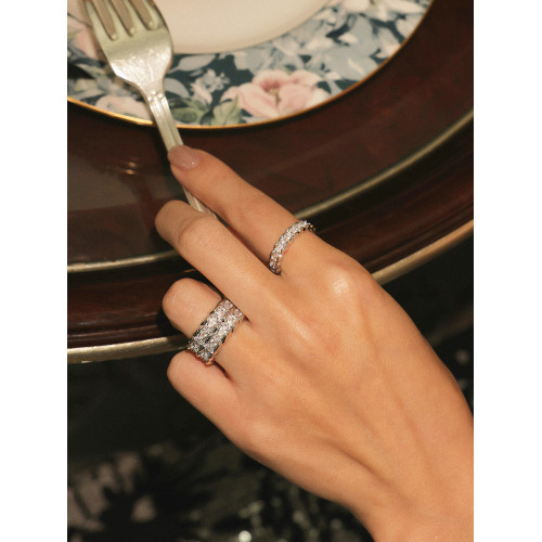 Boonee alus蛇紋鋯石戒指女金色輕奢高級感小衆設計誇張食指戒 Boonee alus蛇紋鋯石戒指女金色輕奢高級感小衆設計誇張食指戒