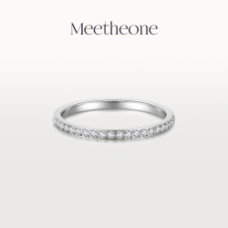 細版20鑽戒指細款碎鑽排鑽曡戴尾戒小指尾指女18K玫瑰金小衆設計