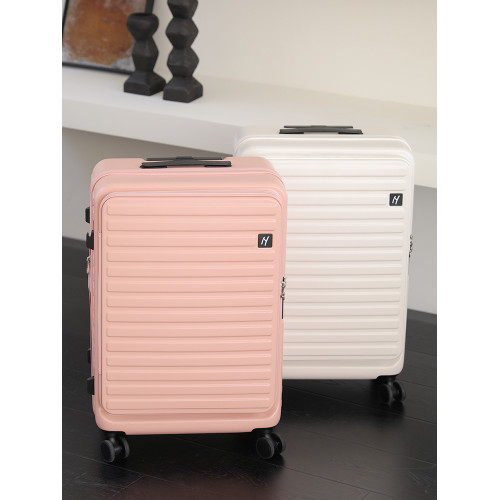 hinomoto靜音輪行李箱大容量可擴容旅行箱女防爆拉鍊側開蓋拉桿箱