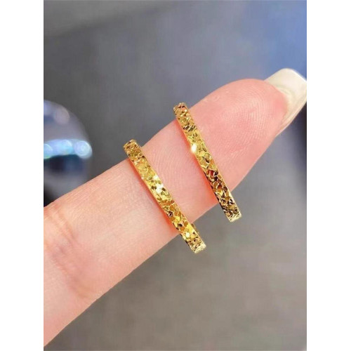 鈦鋼不掉色碎冰冰情侶戒指女素圈小衆ins高級氣質百搭閨蜜指環