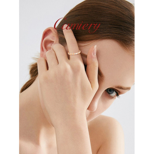 CAMIERY 個性精緻蜂巢戒指女設計小衆輕奢高級感 18k金不掉色戒指