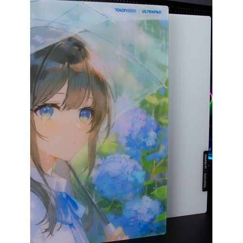 TALONGAMES颶鴉無塗層二次元玻璃滑鼠墊P2 渚Nagisa 冰白 曉獅