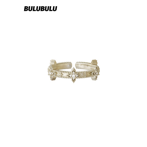 BULUBULU 韶光系列2.0原創戒指女小衆設計法式復古食指戒配飾禮物