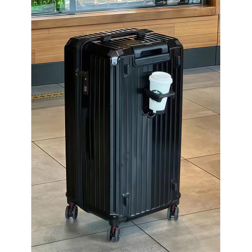 2025新款行李箱大容量帶杯架女結實耐用28寸萬向輪旅行密碼拉桿箱