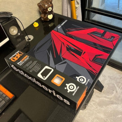 賽睿QckHeavy職業電競遊戯滑鼠墊超大加厚防滑吃雞FPS鍵盤墊桌墊