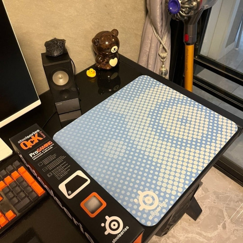 賽睿QckHeavy職業電競遊戯滑鼠墊超大加厚防滑吃雞FPS鍵盤墊桌墊