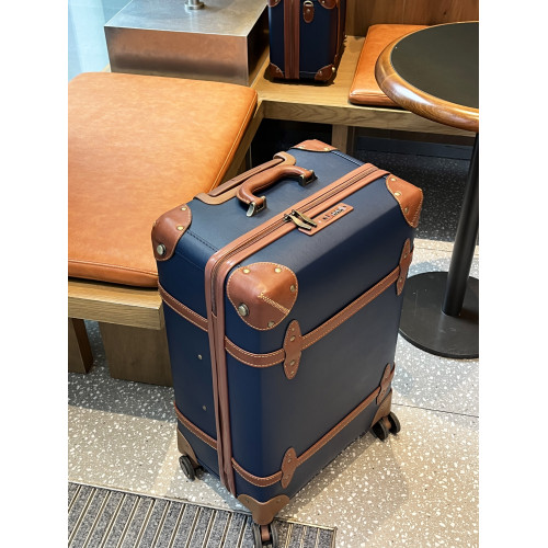 角一七古著復古行李箱學院風拉桿箱學生旅行箱商務登機2026寸男女