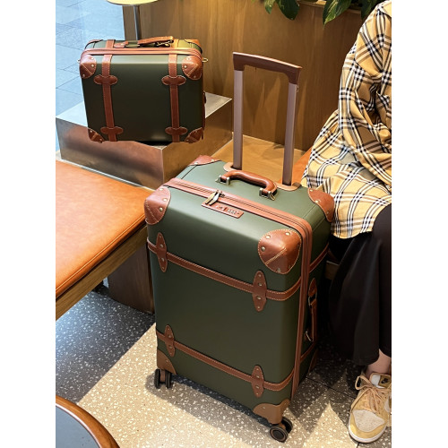 角一七古著復古行李箱學院風拉桿箱學生旅行箱商務登機2026寸男女