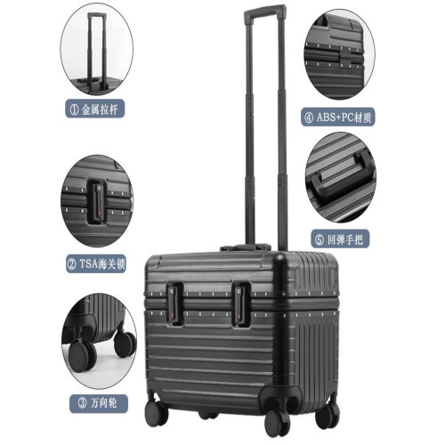 鋁框16上繙蓋20旅行箱攝影機長箱23寸拉桿箱18行李登機箱橫款男女