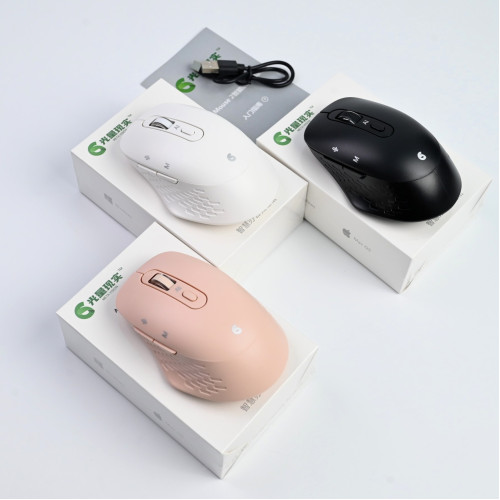 光量現實智能AI語音滑鼠無線藍牙2.4G可充電可攜式寫作PPT辦公