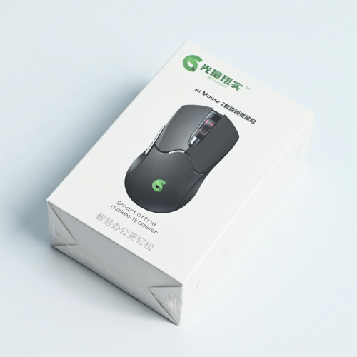 光量現實智能AI語音滑鼠無線藍牙2.4G可充電可攜式寫作PPT辦公