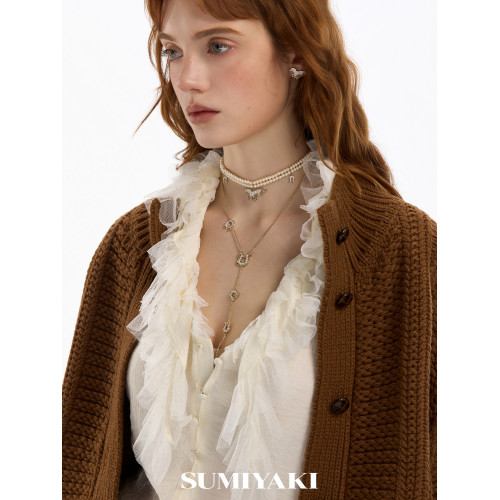 SUMIYAKI 馬年系列 馬蹄釦Y字鏈項鍊百搭高級輕奢毛衣鏈新年禮物