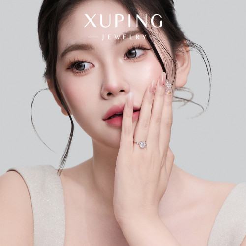 柔柔萌趣可愛微鑲人造石時尚小貓咪合金戒指易搭指環戒子 柔柔萌趣可愛微鑲人造石時尚小貓咪合金戒指易搭指環戒子