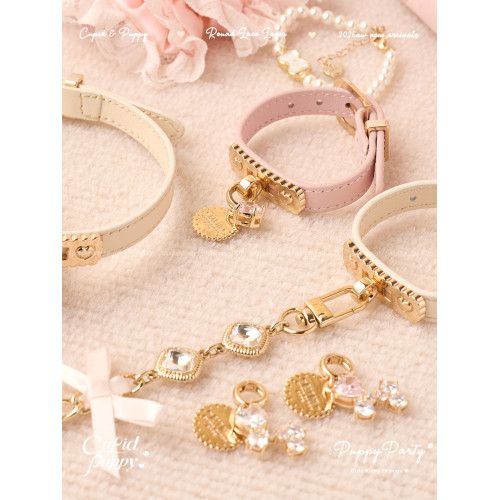 一塊小餅乾 閃閃項圈手環用銘牌吊飾  小狗派對原創設計