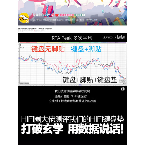 FBB視物所原創HIFI鍵盤墊客製化機械鍵盤墊子87鍵兼容60% 65% 75%