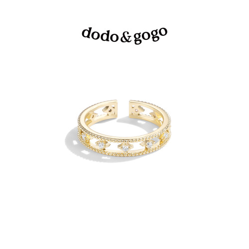 小衆時尚組合曡戴戒指女開口戒氣質網紅個性食指關節指環戒子飾品