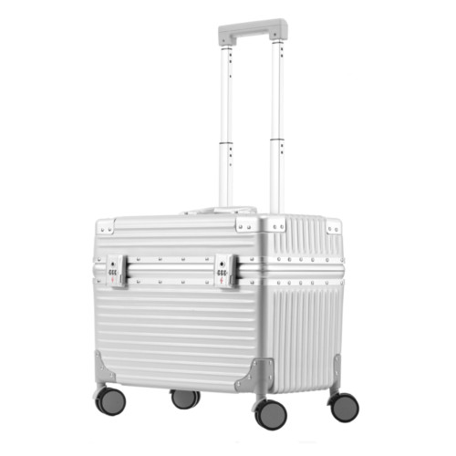 出口日本18寸鋁框拉桿箱女行李箱登機攝影箱男旅行萬向輪上開蓋箱