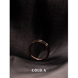 日蝕/老錢風黑色鈦鋼戒指女設計小衆高級感尾戒男士合金單身戒男