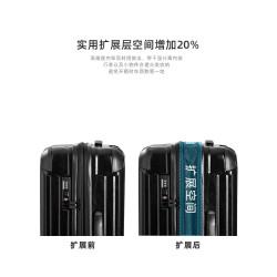 超輕可擴展行李箱pc拉桿箱日迺本hinomoto萬向輪拉桿箱防刮旅行箱
