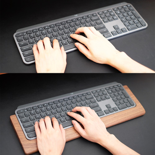 胡桃木羅Mxkeys底座支架mx mechanical mini鍵盤手托掌托保護套包