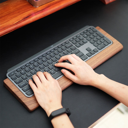 胡桃木羅Mxkeys底座支架mx mechanical mini鍵盤手托掌托保護套包
