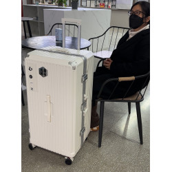 大容量鋁框行李箱多功能拉桿箱女34皮箱萬向輪男旅行密碼箱子80寸