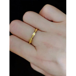 可水洗不掉色！輕奢高級感磨砂鈦鋼戒指女小衆2026年新款食指戒