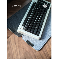 GWANG軟木毛氈HIFI鍵盤墊減震降噪客製化60%-80%機械鍵盤打字音