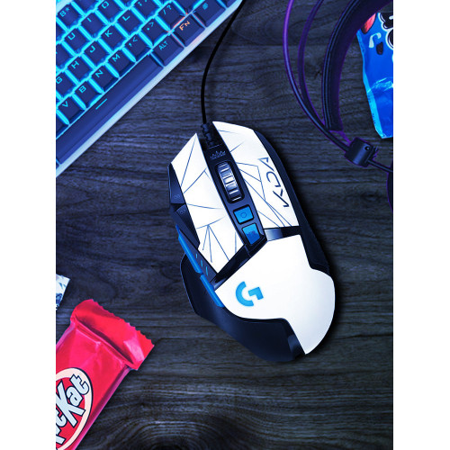 羅技G502 HERO主宰者25600dpi 有線遊戯電競滑鼠宏編程可配重 LOL