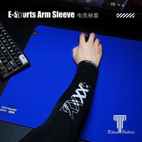 泰坦國度FPS遊戯專用電競冰袖吸汗透氣絲滑袖套csgo瓦羅蘭特冰袖