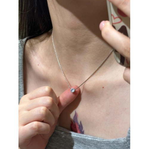 一鑽封神!超閃清透大方日系高級清冷感百搭洋氣項鍊頸鏈質感百搭