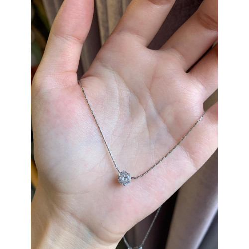 一鑽封神!超閃清透大方日系高級清冷感百搭洋氣項鍊頸鏈質感百搭