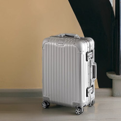 All Aluminum Carry On Luggage Case Alloy Metal Suitcase TSA