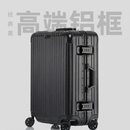 All Aluminum Carry On Luggage Case Alloy Metal Suitcase TSA