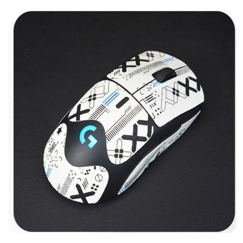 滑鼠防滑貼羅技GPW二代三代狗屁王4小狗專用全包帶背貼防汗手貼紙