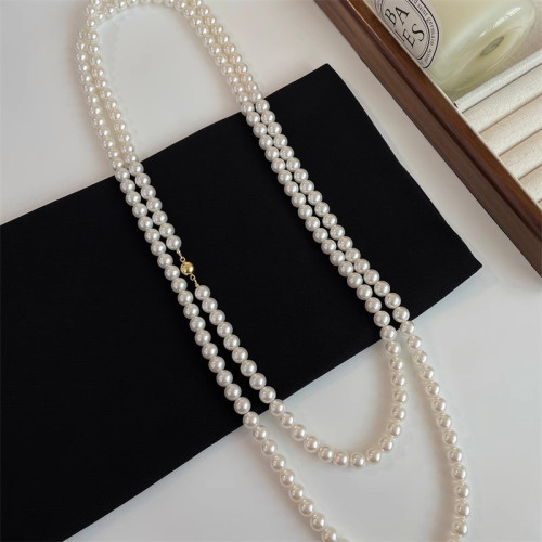 秋冬長款仿珍珠爆款毛衣鏈女2026新款大氣毛衣項鍊輕奢高級感配飾